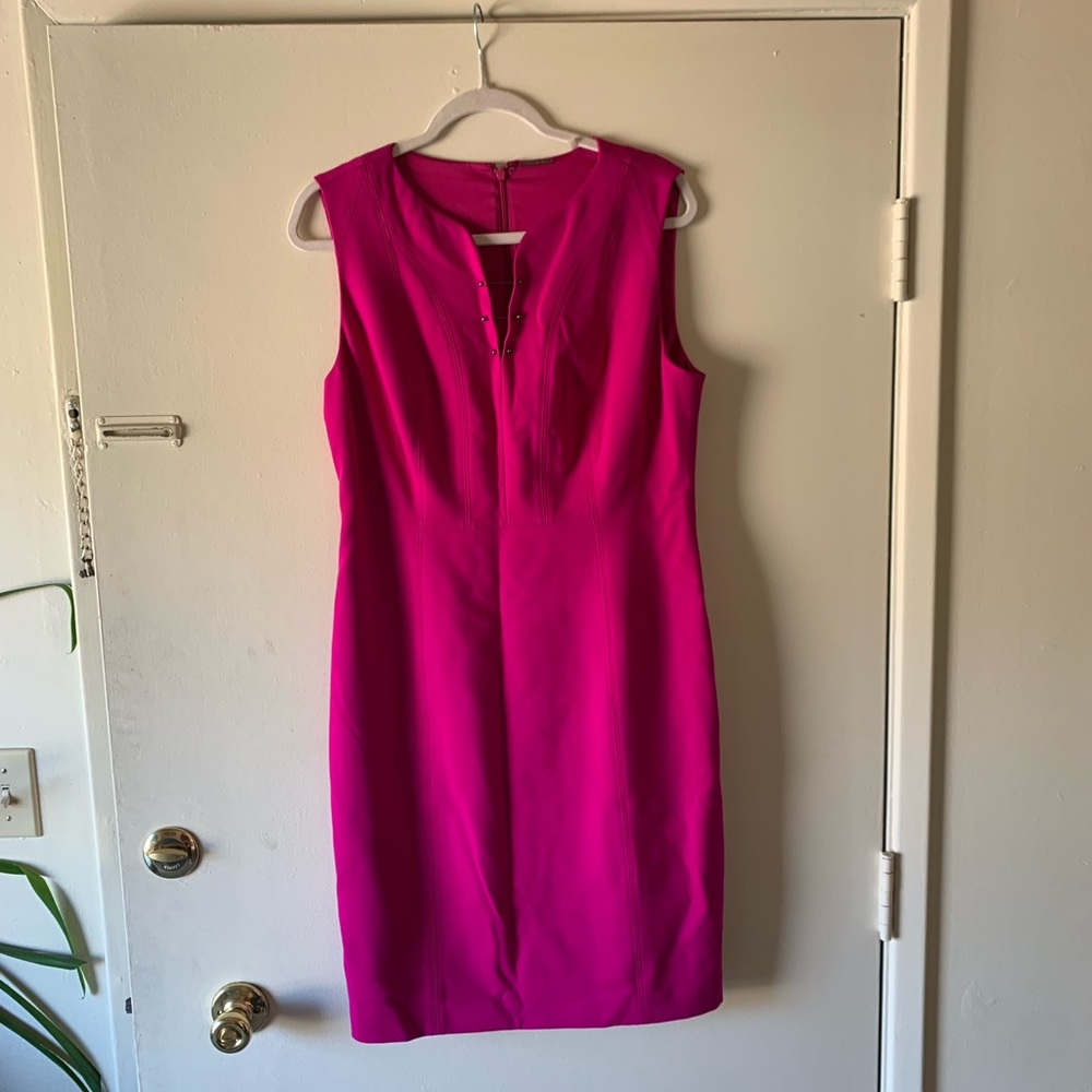 Pink Elie Tahari dress, size 12, never worn